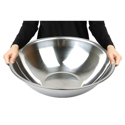 Stainless Steel Mixing Bowl Extra Large, 17-Quart, 18.5 inch (Diameter), 5.3 inch (Height) Mixing Bowl 18.5" (1)