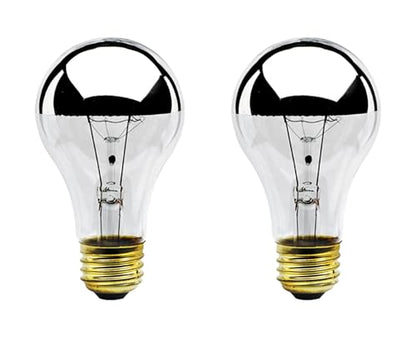 Bulbrite 60A19HM - 60W A19 Half Mirror (12/120) - style: LEGACY