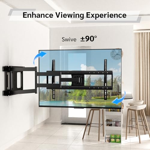 Long Arm TV Wall Mount for 37-75 Inch TVs - size: Fit 32-76 inch