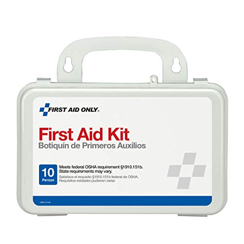 First Aid Only 10-Person Compact First Aid Kit for Home, Car & Work - style: Aid Kit