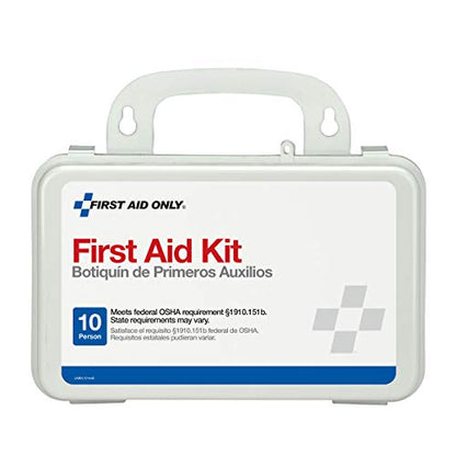 First Aid Only 10-Person Compact First Aid Kit for Home, Car & Work - style: Aid Kit