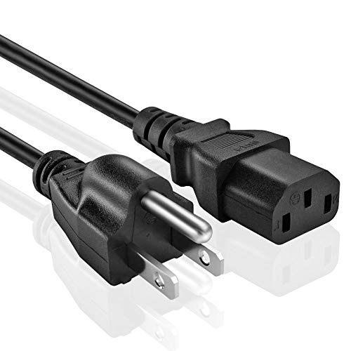 [UL Listed] OMNIHIL 8 Feet Long AC Power Cord Compatible with HFS Bill Money Counter Worldwide Currency Cash Counting Machine UV & MG Counterfeit