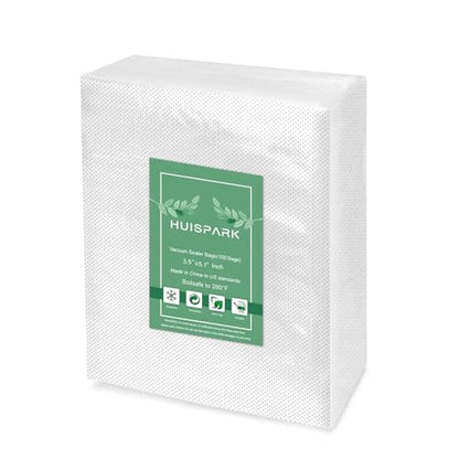 Vacuum Sealer Bags, Food Vacuum Sealer Bag, 100Pcs 3.5" x 5.1" Smell Proof Bags, Heavy Duty, Puncture Prevention, Boilsafe, Freezable, BPA Free, Commercial Grade, Fit Airtight Food Storage Sous Vide - size: 3.5 x 5.1 Inch 100 Pcs