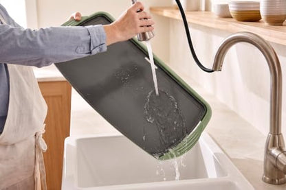 GreenLife 20" Extra Large Electric Griddle, Sage - color: Sage Green