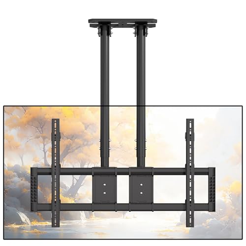 Ceiling TV Mount for 60-120 inch TV Hold 220 lbs, 20 Height Levels
