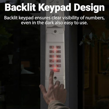 Garage Door Opener Keypad Replace for Linear Megacode MDTK DNT00058 - style: Linear MDTK keypad