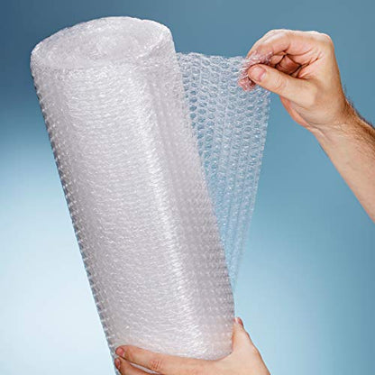 uBoxes Bubble Roll 12" Wide x 24 ft Small Wrap 3/16" Perf Every 12", (Pack of 2) - size: 24' - 2 Rolls (Pack of 2)