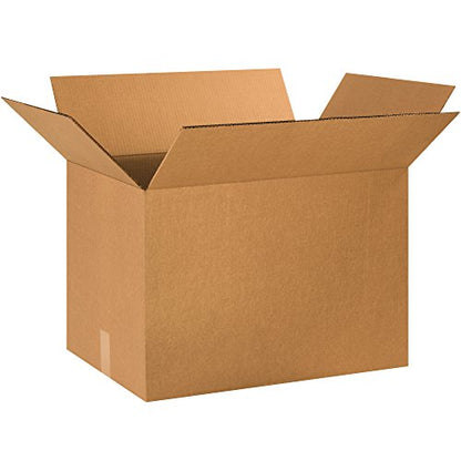 Boxes Fast 24" x 16" x 16" Double Wall Corrugated, Heavy-Duty Cardboard Boxes, BFHD241616DW, for Shipping, Packing, Moving and Storage, Kraft (Pack of 10)