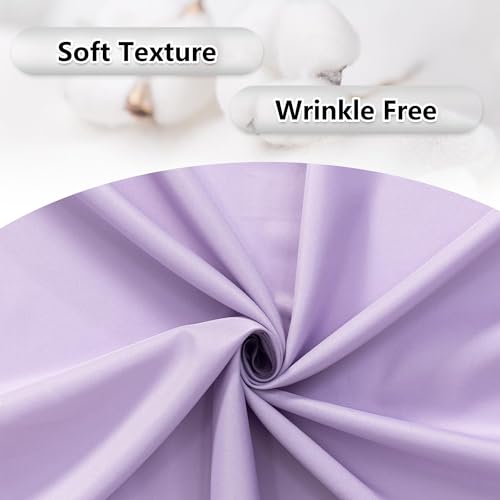 MEETSKY Purple Backdrop Curtains,Wedding Backdrop Drapes,5ft x 7ft,2 Panels - color: Light Purple, size: 60"W x 96"L (Pack of 2)