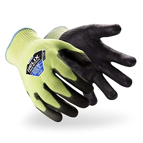 HexArmor Cut-Resistant Puncture-Resistant Polyurethane Palm Knit Work Gloves | Helix® 2060 | X-Large