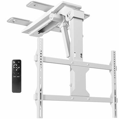 VIVO White Electric Ceiling TV Mount, 37-70 in Screens, MOUNT-E-FD75CW - color: White, size: 37" to 70" Screens