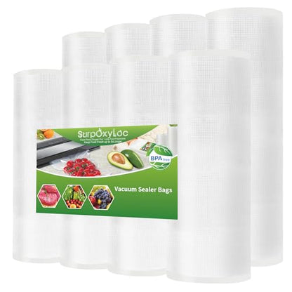 8Pack Vacuum Sealer Rolls 8"x20'(4)+11"x20'(4) for Food Storage - size: 8Pack =8x20(4Pack)+11x20(4Pack)