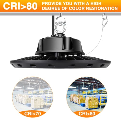 200W UFO LED High Bay Light, 5000K 30000LM - size: 200W1P-Non Dim