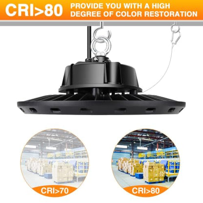 200W UFO LED High Bay Light, 5000K 30000LM - size: 200W1P-Non Dim