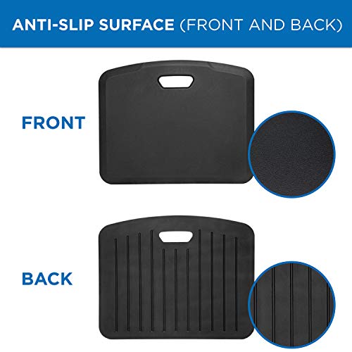 Mount-It! Anti Fatigue Floor Mat, 18x22, Black - color: Black