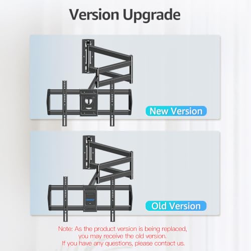 MOUNTUP 37.9" Long Arm TV Wall Mount for Most 42-75 Inch TVs, Full Motion Corner Wall Mount TV Bracket with Extension & Tilt & Swivel & Level Articulating Arm, Max VESA 600x400mm, Holds up to 99 lbs - size: 42-75 inch, 99 lbs, Indoor 37.9 inch Arm