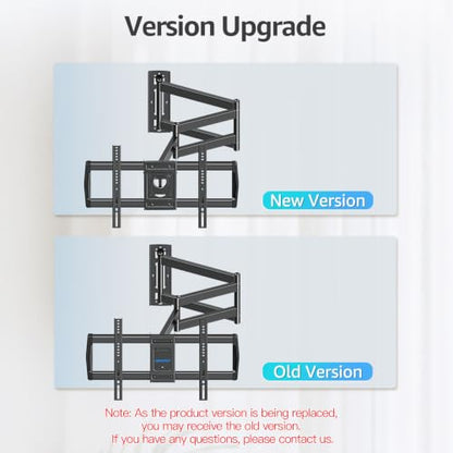 MOUNTUP 37.9" Long Arm TV Wall Mount for Most 42-75 Inch TVs, Full Motion Corner Wall Mount TV Bracket with Extension & Tilt & Swivel & Level Articulating Arm, Max VESA 600x400mm, Holds up to 99 lbs - size: 42-75 inch, 99 lbs, Indoor 37.9 inch Arm