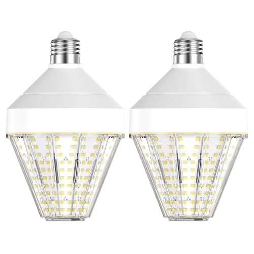 GT-Lite 2 Pack 10400 Lumen LED Corn Cob Light Bulb, Uses 40W - size: 2 Pack, style: 5200 Lumen