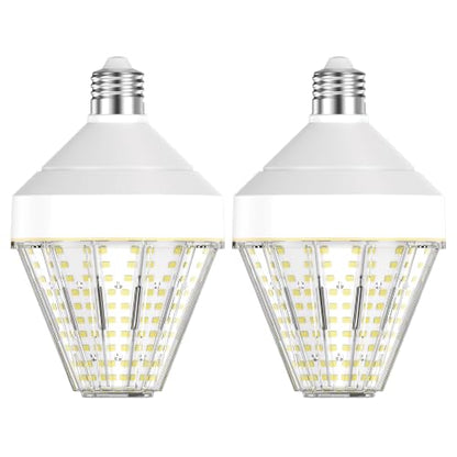 GT-Lite 2 Pack 10400 Lumen LED Corn Cob Light Bulb, Uses 40W - size: 2 Pack, style: 5200 Lumen