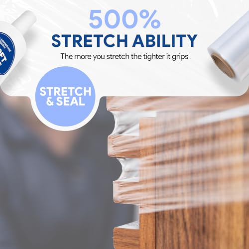International Plastics Co. 5" Plastic Stretch Wrap with Handles - size: 12 Pack, style: 5" Products