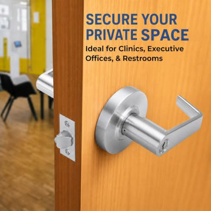LO-Lock Entrance/Keylock Function, Commercial Lever Door Lock,ADA-Compliant - style: Entrance/Keylock