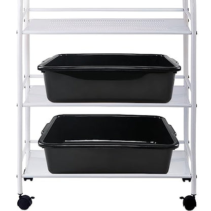 13 Liters Commercial Bus Tub, 4 Packs Bus Tubs Box/Wash Basin Tub - size: 13 L