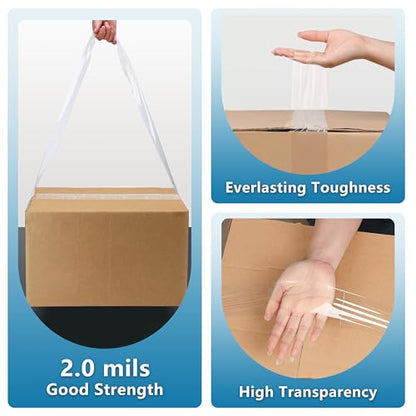 2.0 Mil Premium Packing Tape 3 inch x 110 Yards (24 Rolls) - Clear Shipping Packaging Tape, Strong Adhesive Box Tape for Moving, Sealing Packages & Shipping Boxes