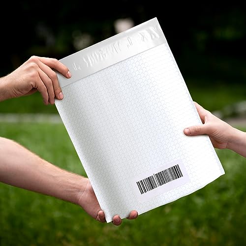 ABC PACK & SUPPLY White Bubble Mailers, 10.5 x 15.75 x 4 Inch, Pack of 5, Waterproof Self-Seal Padded Shipping Envelopes with Bottom Gusset for Secure Packaging - size: 10.5" x 15.75" x 4" / 5 Pack