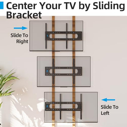75 85 86 98 100inch Heavy Duty TV Wall Mount Low Profile TV Mount Bracket - size: 55-120"