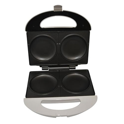 IMUSA 2 Slot Electric Arepa Maker Nonstick, White - size: 2 Slot, style: Arepa maker