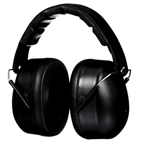 3M Folding Earmuff, Black, NRR 25 dB, 1-Pair - size: 1 Count (Pack of 5)