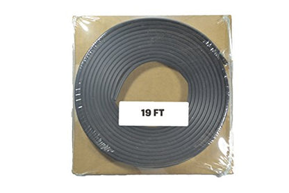 Fire/Smoke Self Adhesive Silicone Door Gasketing (5884S) in white, (3/8" W x 3/16" H x 17' L) - color: White, size: 25 ft.