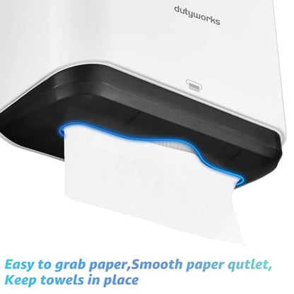 Multifold Paper Towel Dispenser Wall Mount, White - color: 5859-white