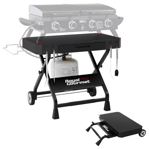 GD3701 Portable Collapsible Grill Stand Black - size: 24*46*29