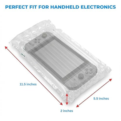 20 Pack Quick Inflatable Protective Bags, Compatible with Nintendo Switch – Bubble Air Cushion Sleeves, Secure Reusable Packing for Handheld Consoles and Small Electronics up to 9.5×4.0×1.2″ - size: Switch