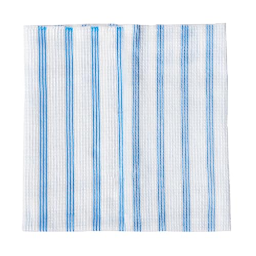 Rubbermaid Commercial Products HYGEN Disposable Microfiber Cloth, 12 inch x 12 inch, Blue, Multi-Purpose Single Use Rag/Towel for Janitorial/Professional Heavy-Duty Cleaning/Scrubbing