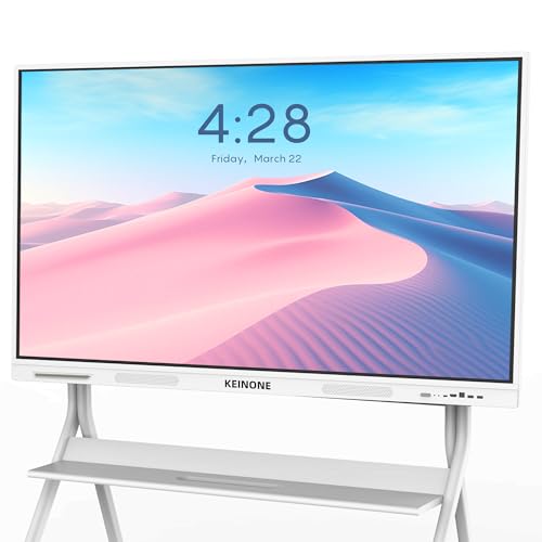 Interactive Smart Board for Classroom, 55” 8+128 GB Electronic Digital Whiteboard Built-in Android OS & Open App Ecosystem - 4K Touchscreen Smartboard for Home Office School Studio Display - size: 55” Android