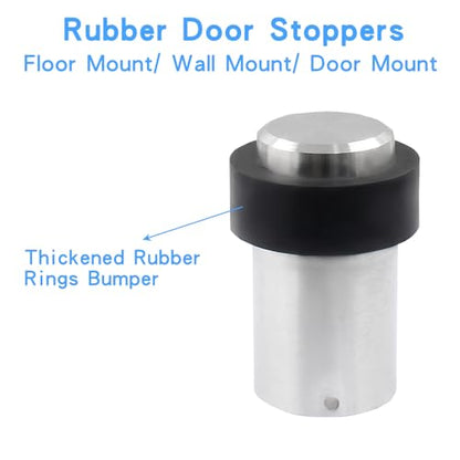 Luomorgo Floor Door Stop, 2-3/8" Height Door Stoppers, 1 Pack