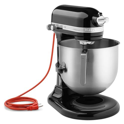 KitchenAid NSF Certified Commercial Series 8-Qt Bowl Lift Stand Mixer - KSM8990 - color: Onyx Black, style: No Bowl Guard