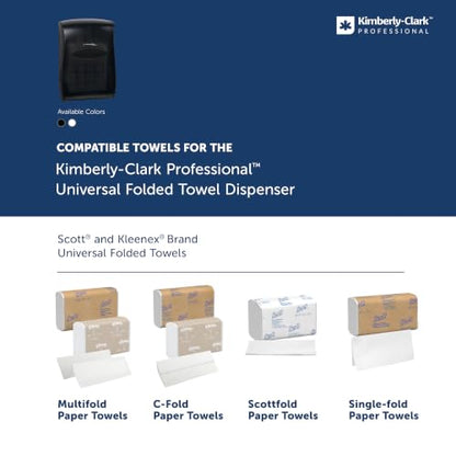 Kimberly-Clark Professional Folded Paper Towel Dispenser, Black (09905)