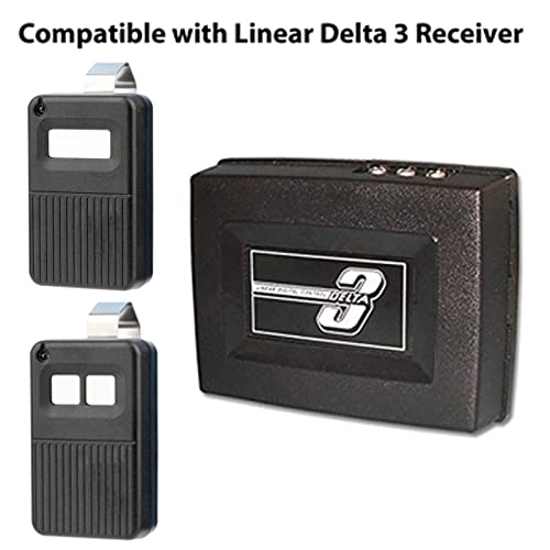 1-Button Garage Door Remote for Linear Delta 3 DT DNT00002A 310MHz - style: 1-Btn