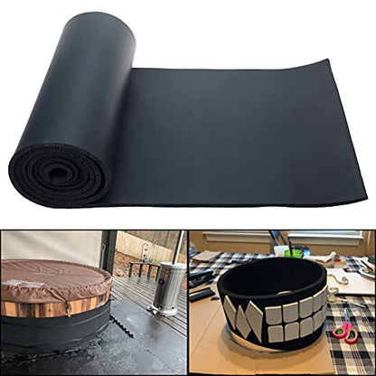 Artilife Closed Cell Foam Roll, Easy to Cut into Foam Sheets & Foam Pads for Sound Insulation, Cushion & DIY Projects (1/4" T x 13" W x 80" L) - size: 1/4" T x 13" W x 80" L