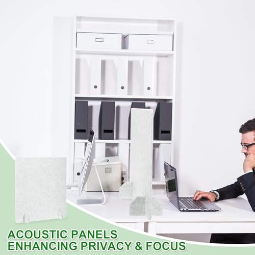 PATIKIL Desk Dividers 24" x 24",with 4Pcs Support Feet, Light Gray Style C - color: Light Gray Style C, size: 24" x 24"