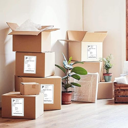Full Sheet Shipping Labels 8.5 x 11 for Laser & Inkjet Printers, 500 Sheets 500 Labels Self Adhesive Full Page Labels 8.5 x 11 White, Whole Page Label Stickers, Mailing Label Sheets - size: 8.5x11---500P