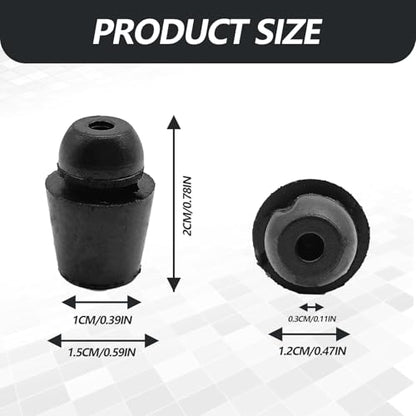 8219128010 Car Overslam Bumper Stopper, Rubber Auto Front Rear Door Shock Absorber Guard Cushion, Universal Vehicle Door Side Protection Accessories