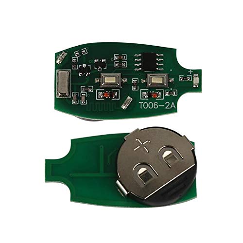 QIACHIP 433MHz 2-Button Remote 3-Pack - EV1527 Fixed Code, Momentary/Latching/Toggle, for QIACHIP Receivers, Non-Clonable - color: 3 Transmitters