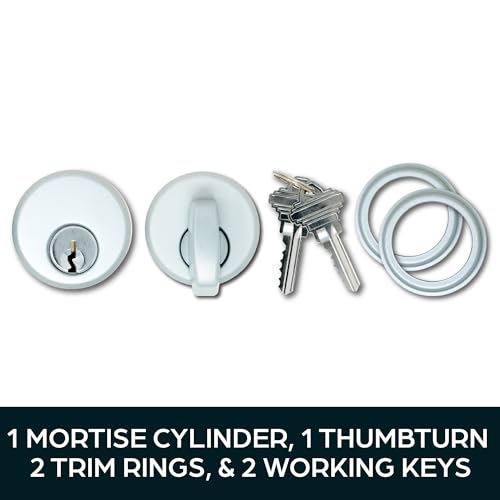 Summit Doorware Mortise Cylinder & Thumbturn Cylinder Kit with 4036 & 4066 - color: Aluminum Finish