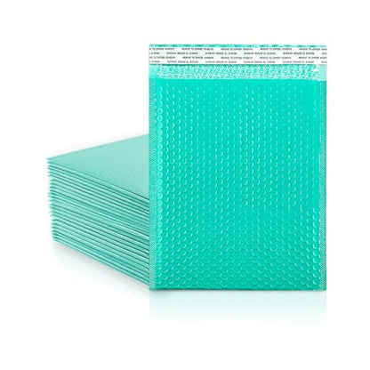 Koja Extra Thick Padded Bubble Mailers, 4x8 in, 100-Pack, Green - color: Green, size: 4 x 8" 100-Pack