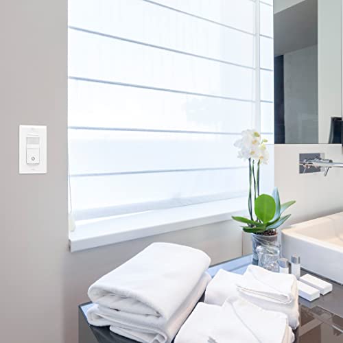 Maxxima Occupancy Vacancy Motion Sensor PIR Wall Switch, 3-Way/Single Pole