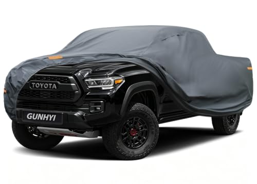 GUNHYI 16 Layers Truck Cover Waterproof All Weather. See Truck Size Chart - color: 4 Truck Cover, size: 4 Truck L - Max Length to 228",Max Cab to 149"